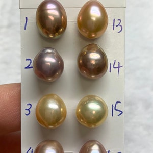 Top Schmuck Qualität! Farbe! 10-11 mm AAAA Ultra Luster Edison Zuchtperle, Tear Drop/Oval/Barock Edison Perle, verkauft von PC