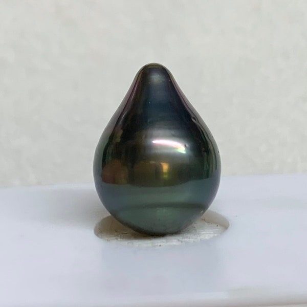 11.7X15.9 mm Tahitian Cultured pearl, Baroque/Tear Drop, wholesale,Sold by PC, Lot18316-1112-042924-9