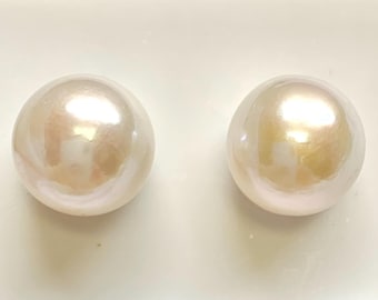 6.5～7.0 mm 高光沢羽皇金 AA 日本製アコヤ養殖真珠、16インチ、結び目 