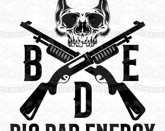Papá Calavera PNG, Diseño de Papá Energético, Sublimación (Descarga Digital)