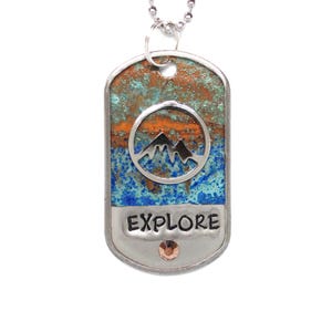 EXPLORE Adventure Necklace for the adventurous woman!