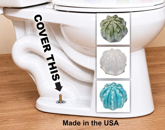 Cactus Toilet Caps in Multiple Colors, Southwest Bath Decor, Set of 2