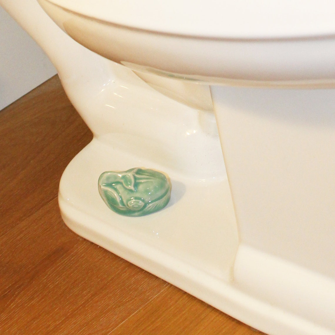 Ceramic Toilet Bolt Covers Set of 2 Whales in Light Jade Etsy