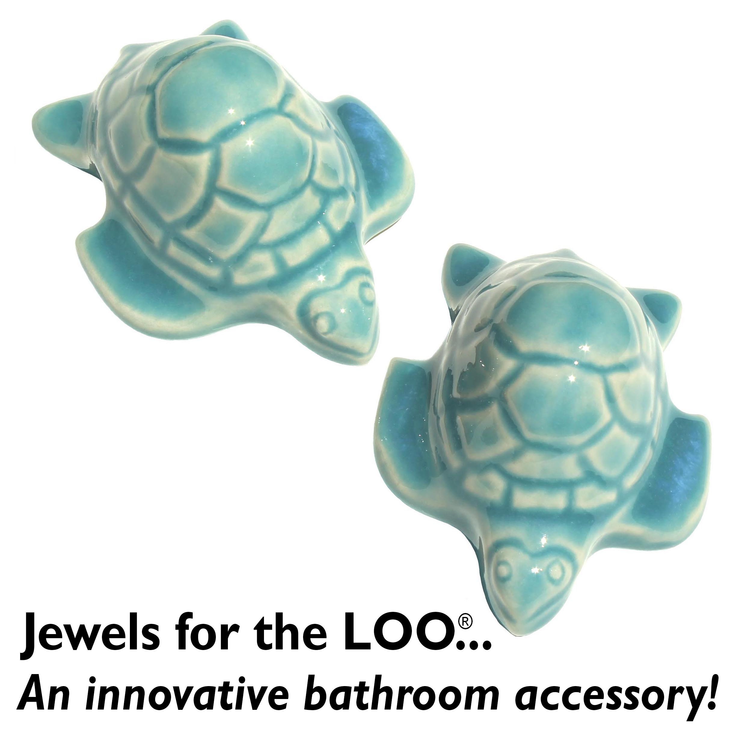 sea turtle toilet bolt covers