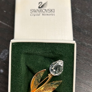 Vintage Swarovski Tulip Pin