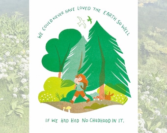 Earth Day 2025 Riso Print