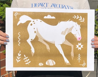 The Cowpony - Riso Print