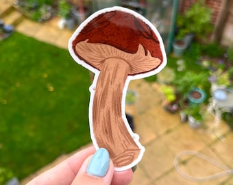 Bolete Mushroom Sticker