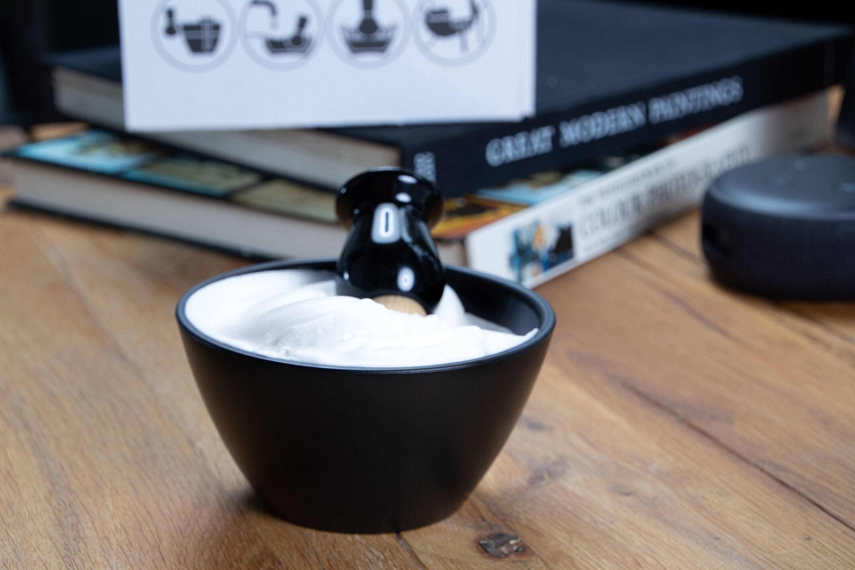 Modular Shaving Bowl by Shavebowl // Black // Lathering Bowl Etsy