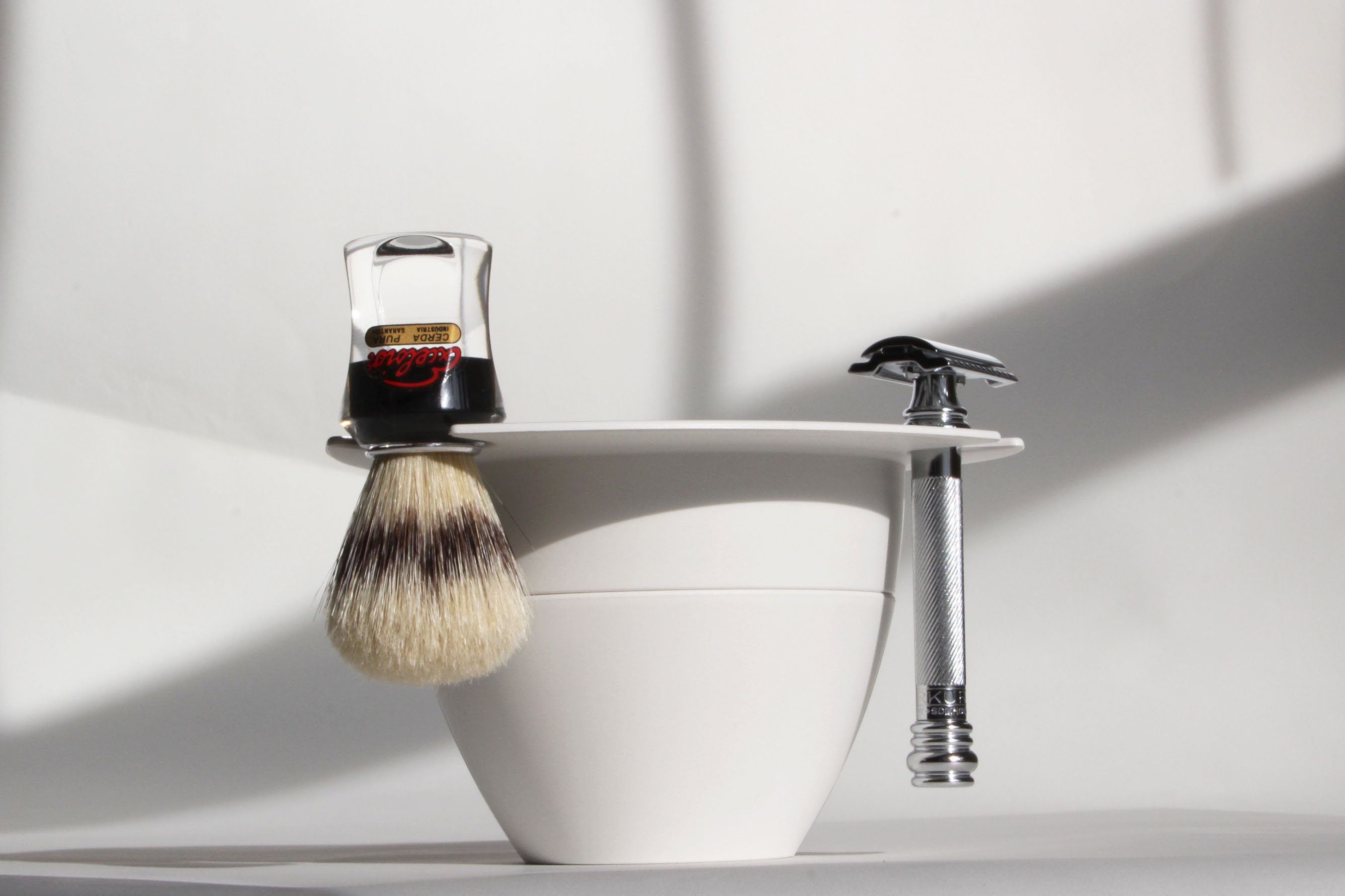 Modular Shaving Bowl by Shavebowl // White // Lathering Bowl, Soap