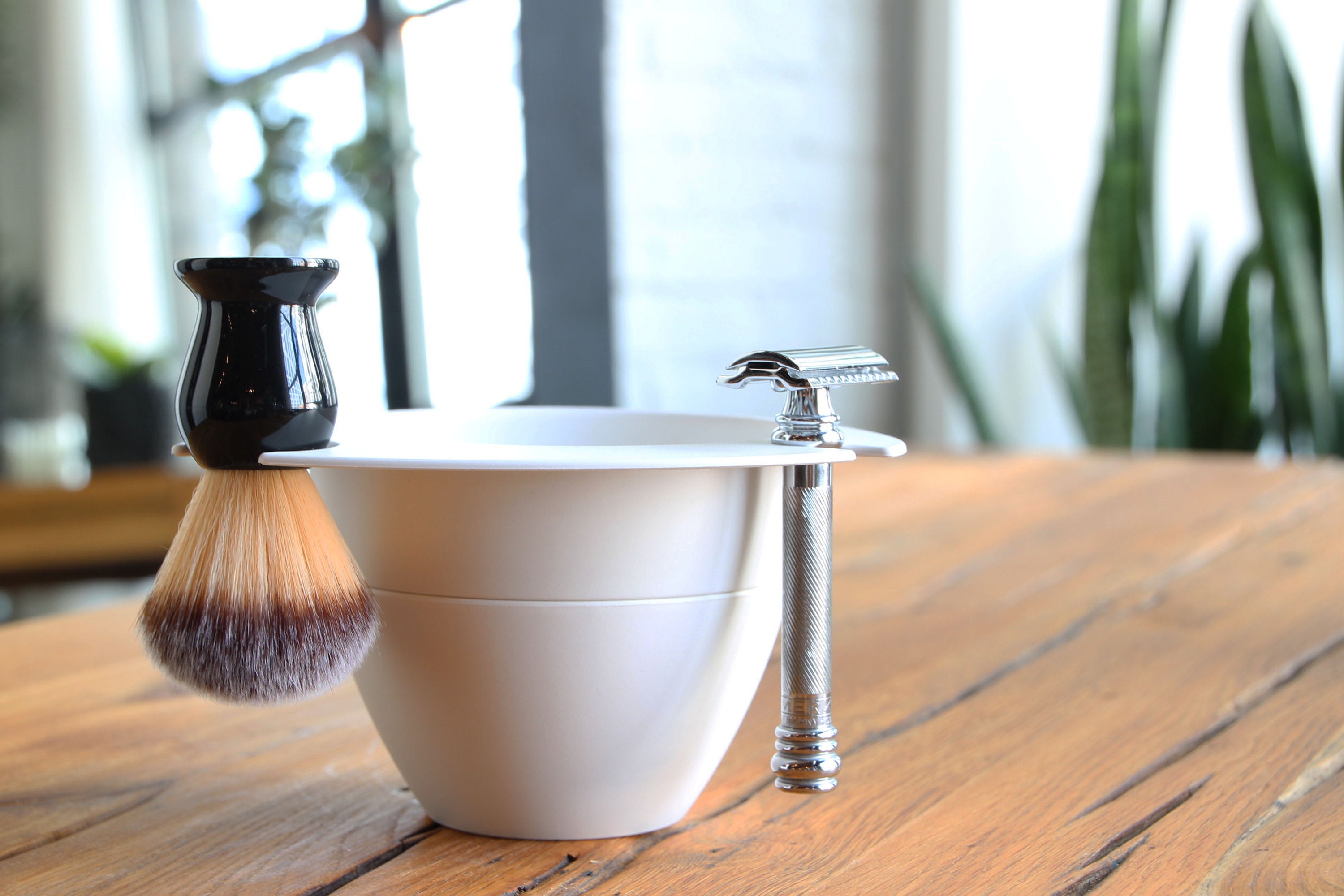 Modular Shaving Bowl by Shavebowl // White // Lathering Bowl, Soap