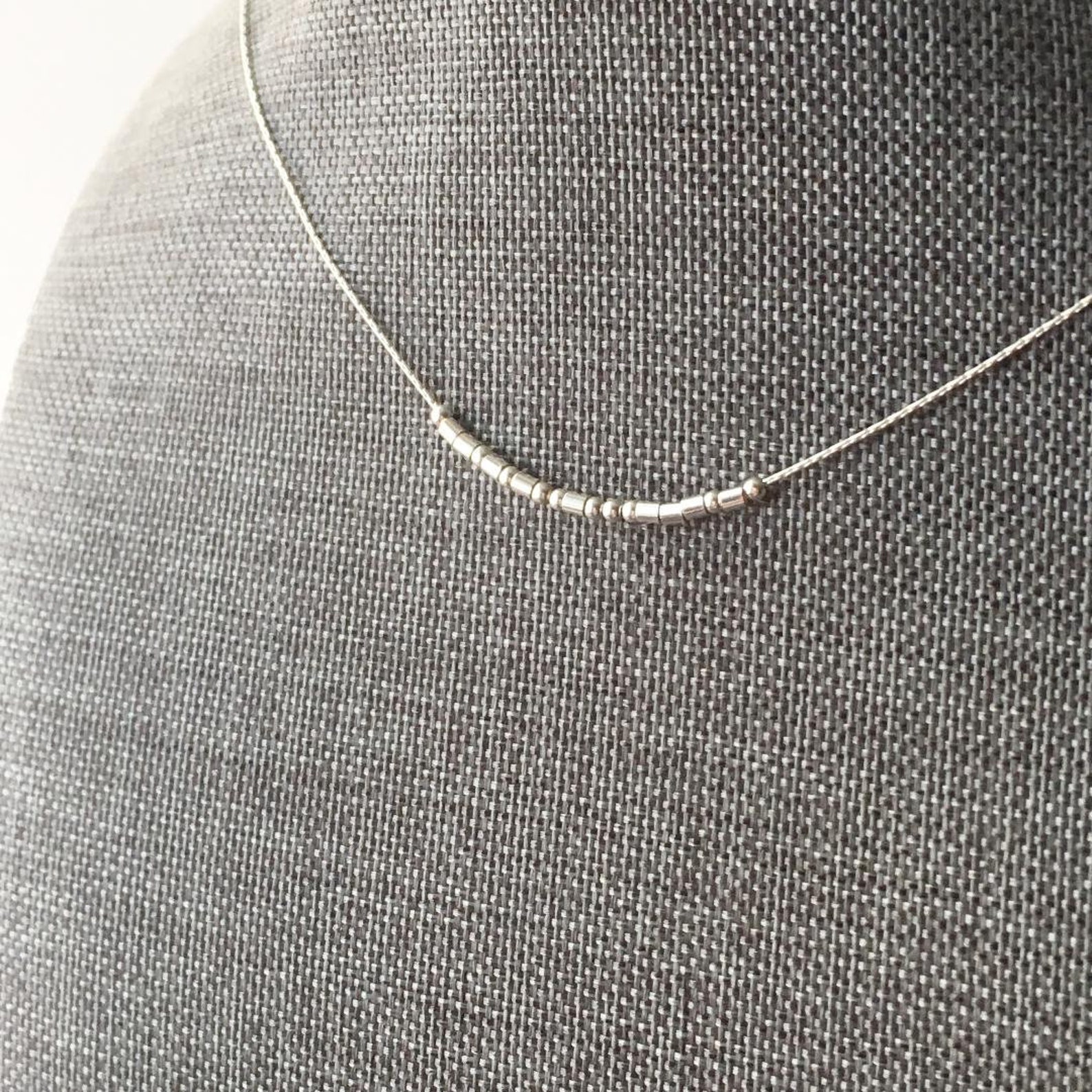CUSTOM WORD Morse Code Necklacegift for Mompersonalized | Etsy