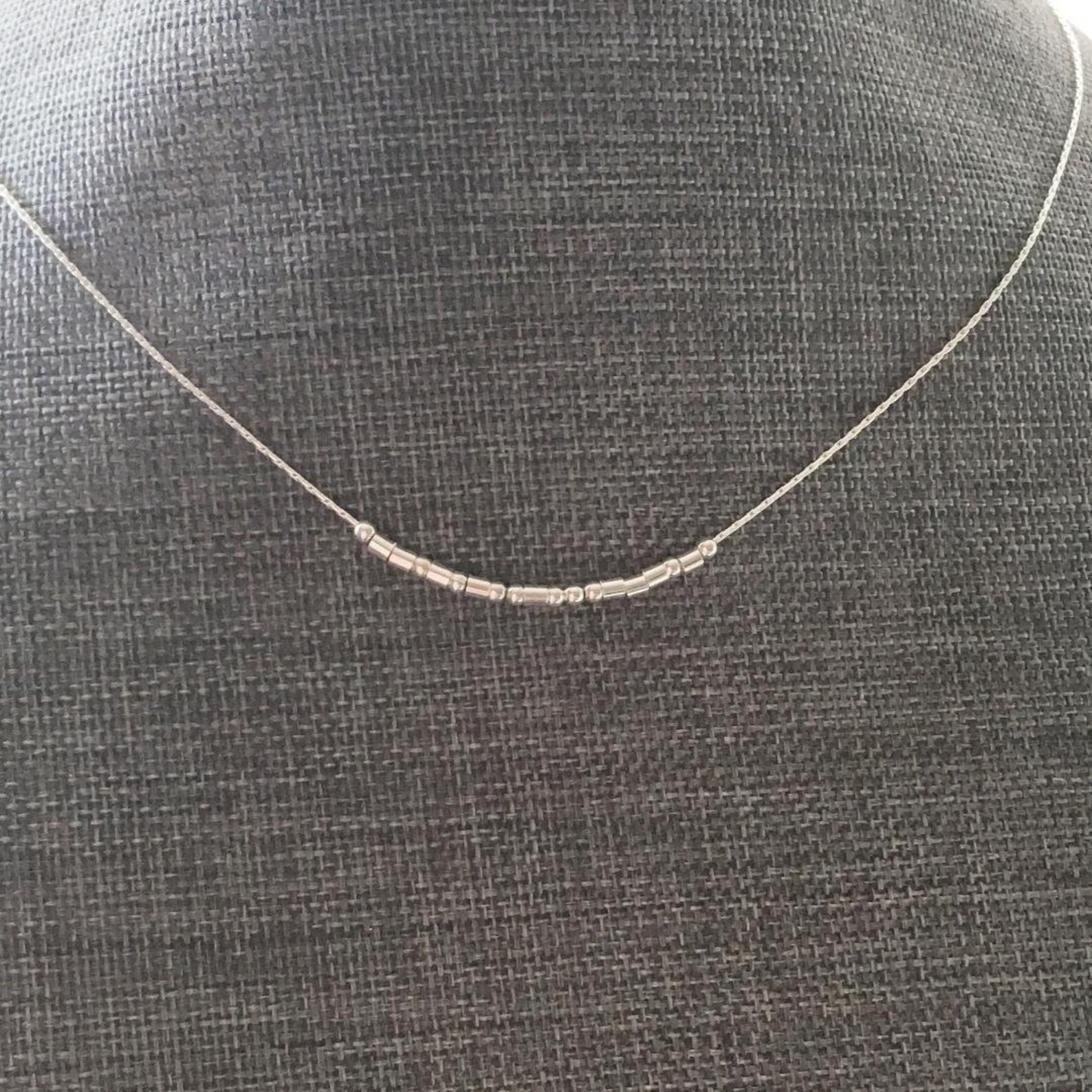 CUSTOM WORD Morse Code Necklacegift for Mompersonalized | Etsy