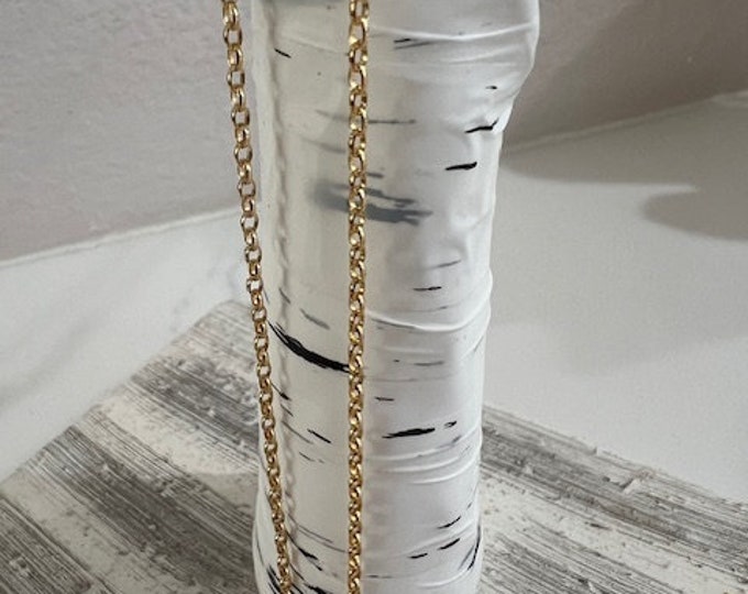 Featured listing image: Gold filled rolo chain,Mother's day gift,rolo chain,finished chain,mother's day gift, chains, gold necklace,14kt gold fill chain