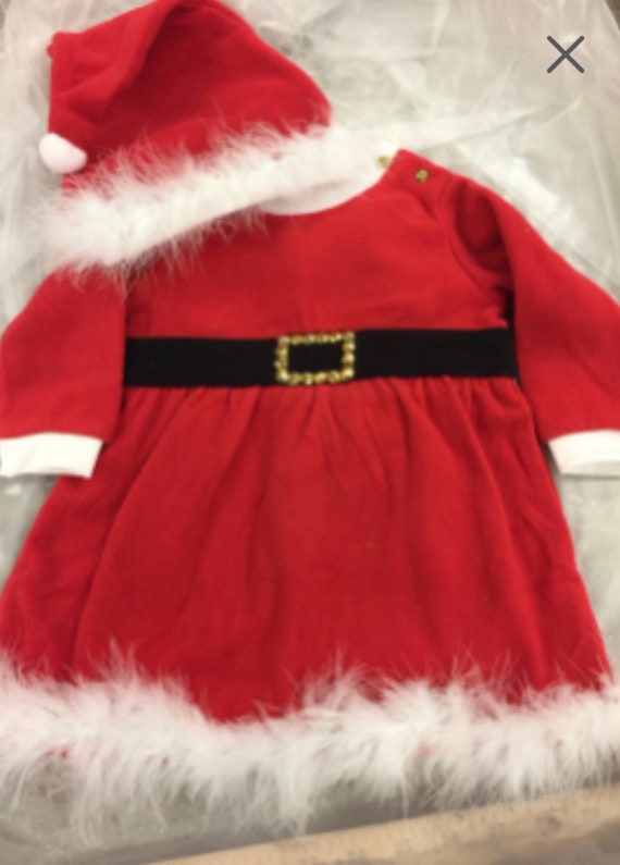 santa dress for baby girl