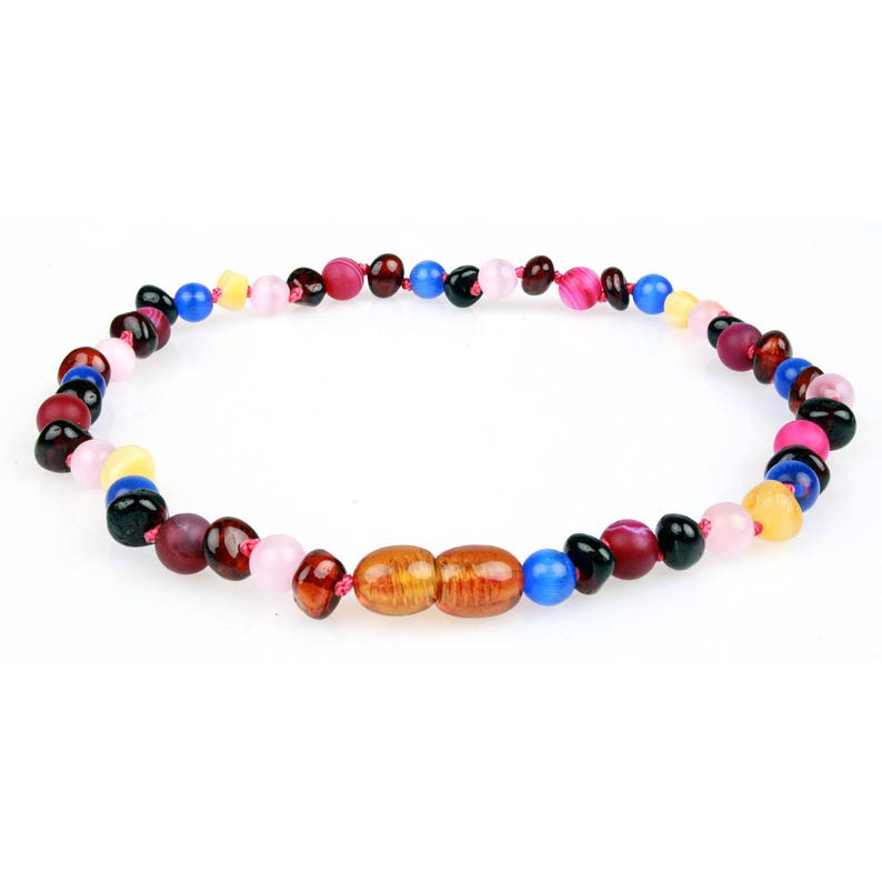 natural teething necklace for babies