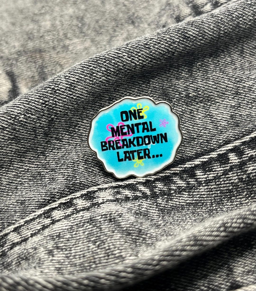 Nostalgic Pins , Hat Pins, Funny Pins, Adult Humor, Mental Health ...