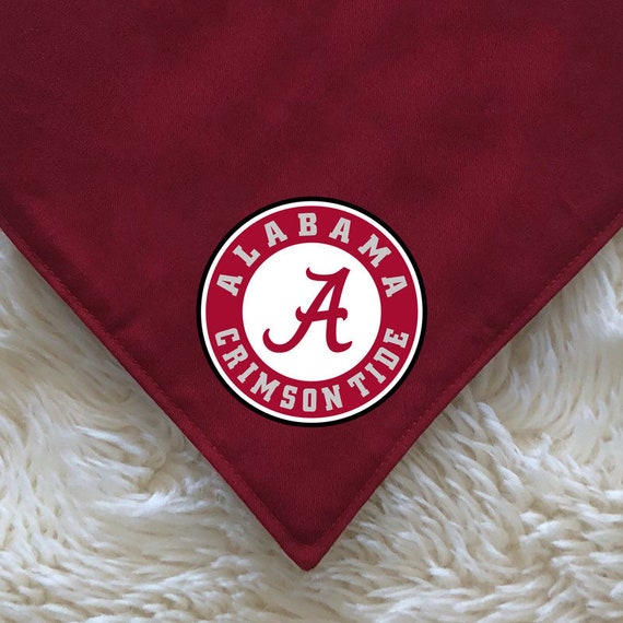 Dog Bandana Alabama State University Dog Collar Roll Tide College Football Season Tailgate Personalized Fan Apparel Sports Team Spirit