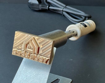 Timbre en laiton personnalisé pour le bois avec fer de marque, timbre en bois, combustion du bois, timbre personnalisé, timbre logo