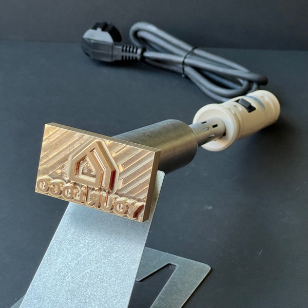 Timbre en laiton personnalisé pour le bois avec fer de marque, timbre en bois, combustion du bois, timbre personnalisé, timbre logo