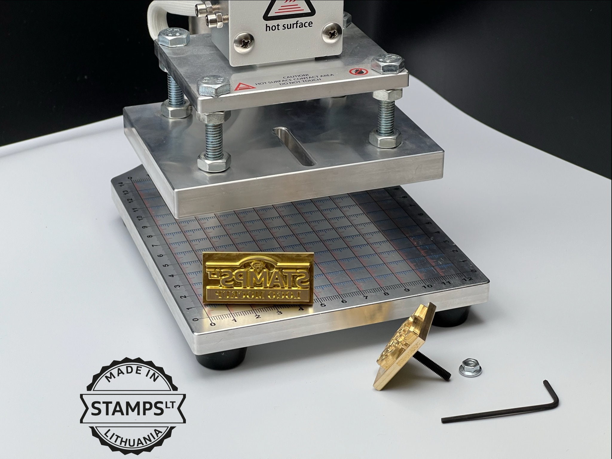 Buy Wholesale China 300w Heat Backery Stamp Machine Leather Embossing Foil  Stamping & Wood Branding Iron at USD 84