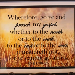 Missionary Scripture Printable
