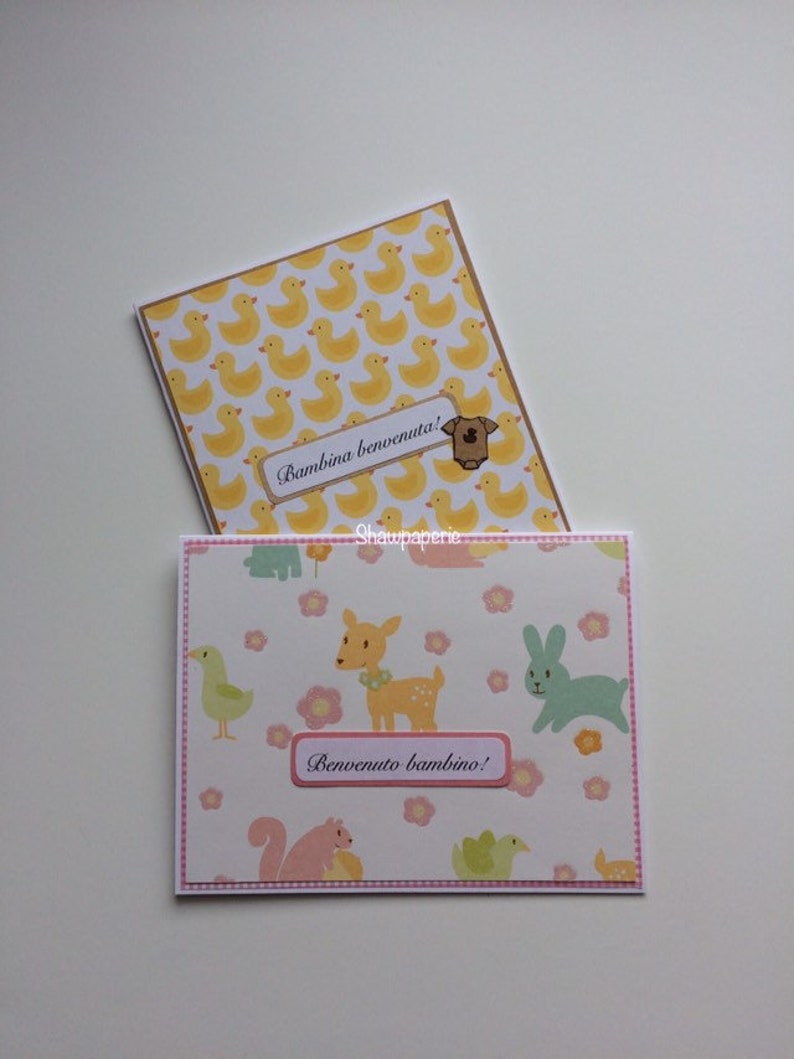 Italian Baby Shower Cards Handmade Etsy Italian Baby Shower Cards Handmade Etsy
