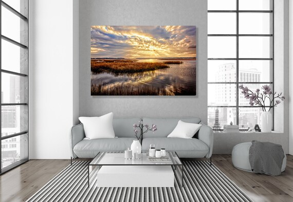 Photograph of the Low Country, Marsh, Savannah, Skidaway Island