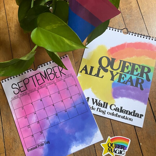 Gay Calendar Etsy