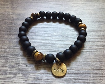 Mala Bracelet, Om or Choose Your Word Wrist Malas - Handmade Mala, Mala Bracelets, Mala Beads, Meditation Jewelry, Wrist Mala