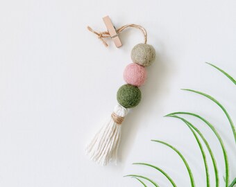 Essential Oil Car Diffuser | Car Oil Diffuser | Felt Wool Ball | Aromatherapy | Car Air Freshener | Essential Oils | Rae Culver Studios