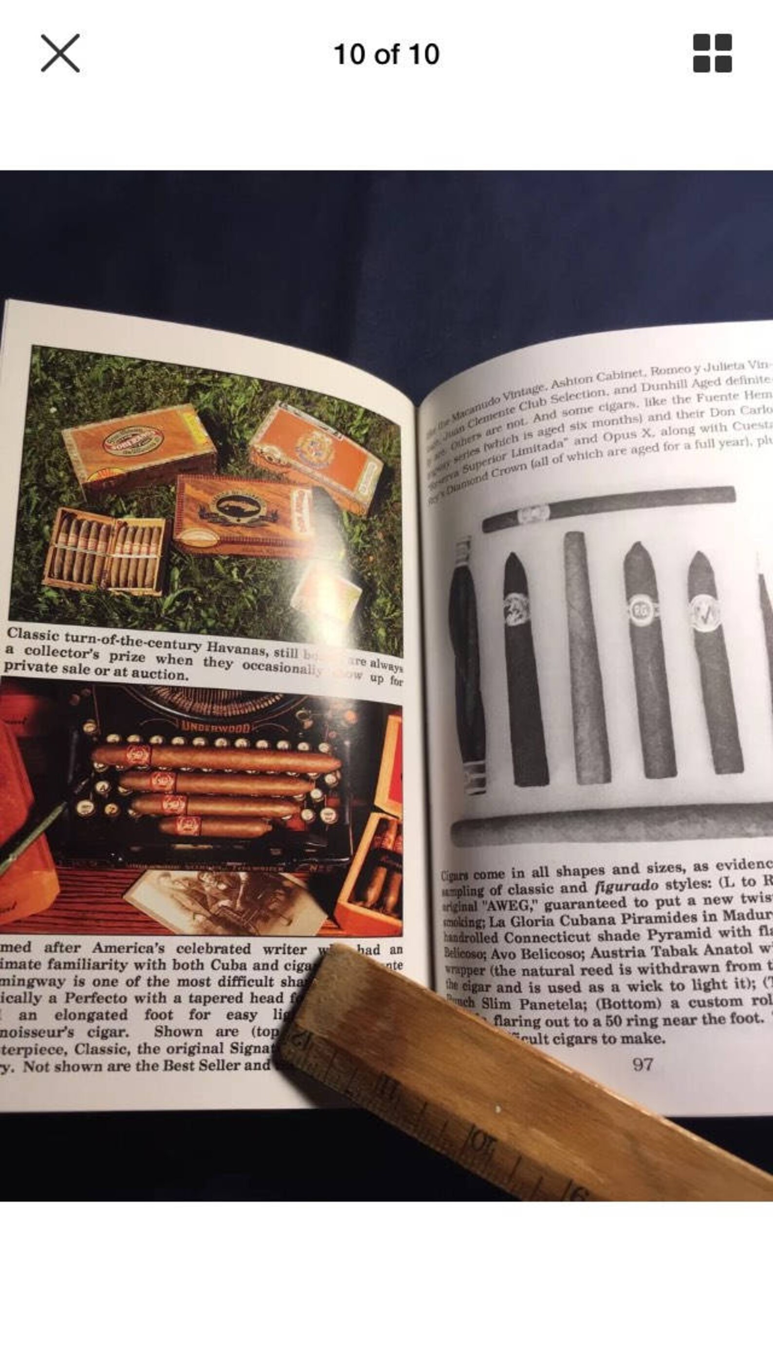 Vintage Signed the Ultimate Cigar Book Vintage Hardcover Etsy