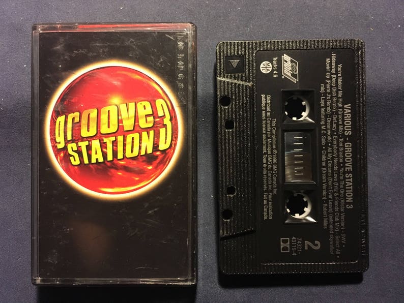 Download Vintage Groove Station 3 Cassette Tape 1996 Release Dance ...