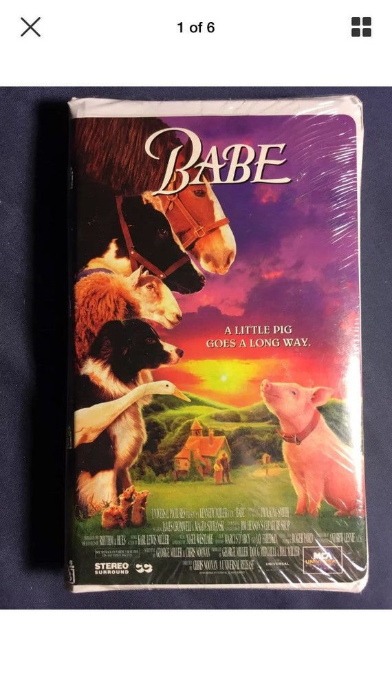 Vintage Babe VHS Movie 1996 Release Brand New Sealed Etsy