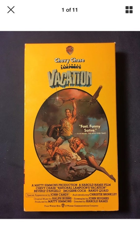 National Lampoons Vacation VHS Movie 1986 release comedy Etsy