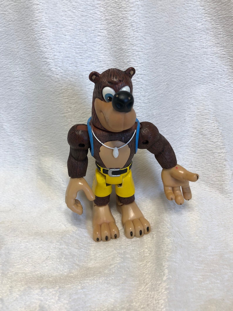 Vintage Banjo Kazooie N64 Action Figure 1999 release by Etsy