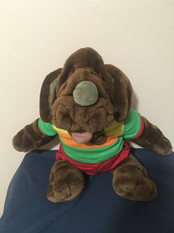 Wrinkles Electronic Talking Hand Puppet Dog 1986 release | Etsy