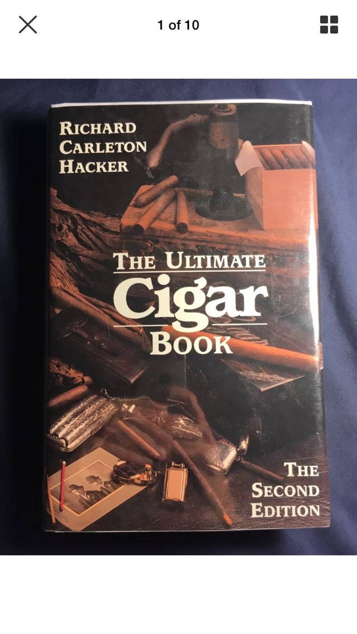 Vintage Signed the Ultimate Cigar Book Vintage Hardcover Etsy