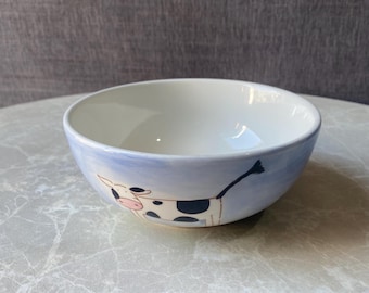 Whittard of Chelsea Cow Design Porcelain Bowl