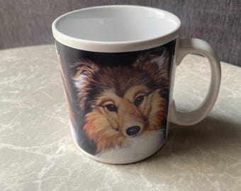 Shetland Sheepdog Collie Mug Pets Pollyanna Pickering Collection Tams Gift Idea