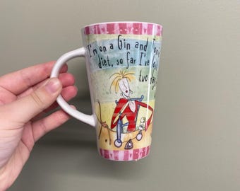 Johnson Brothers Born To Shop I'm On A Gin & Tonic Diet China Mug