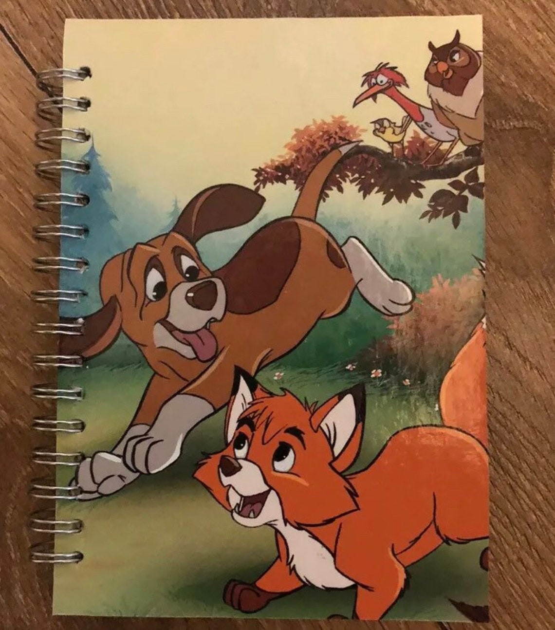 Disney handmade Decoupaged A6 notebooks beauty and beast Etsy