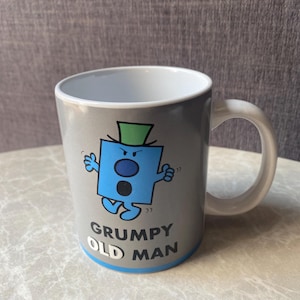 Mr Men coffee mug Mr Grumpy cup gift