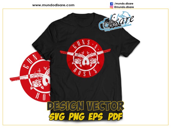 2 Files Guns N Roses Eps Cutfile Pdf Etsy