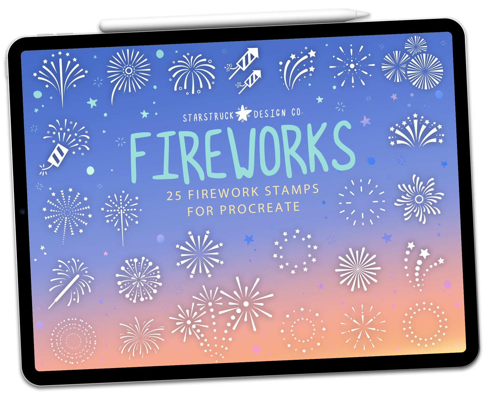 firework stamp procreate free