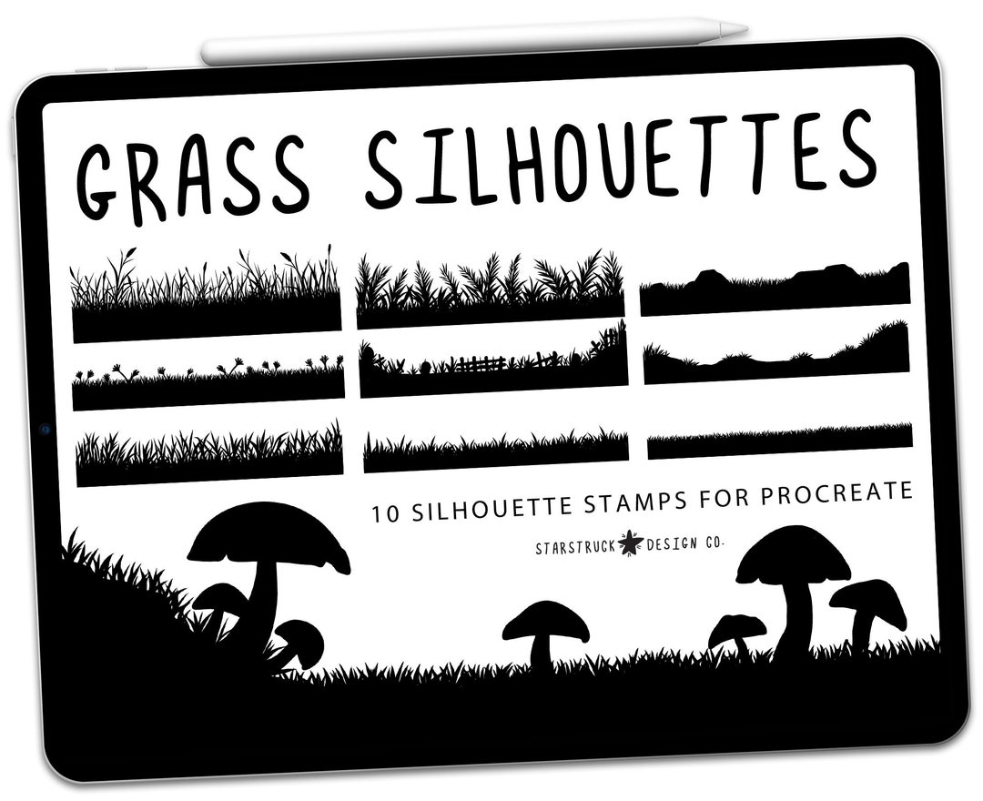 grass stamp procreate free
