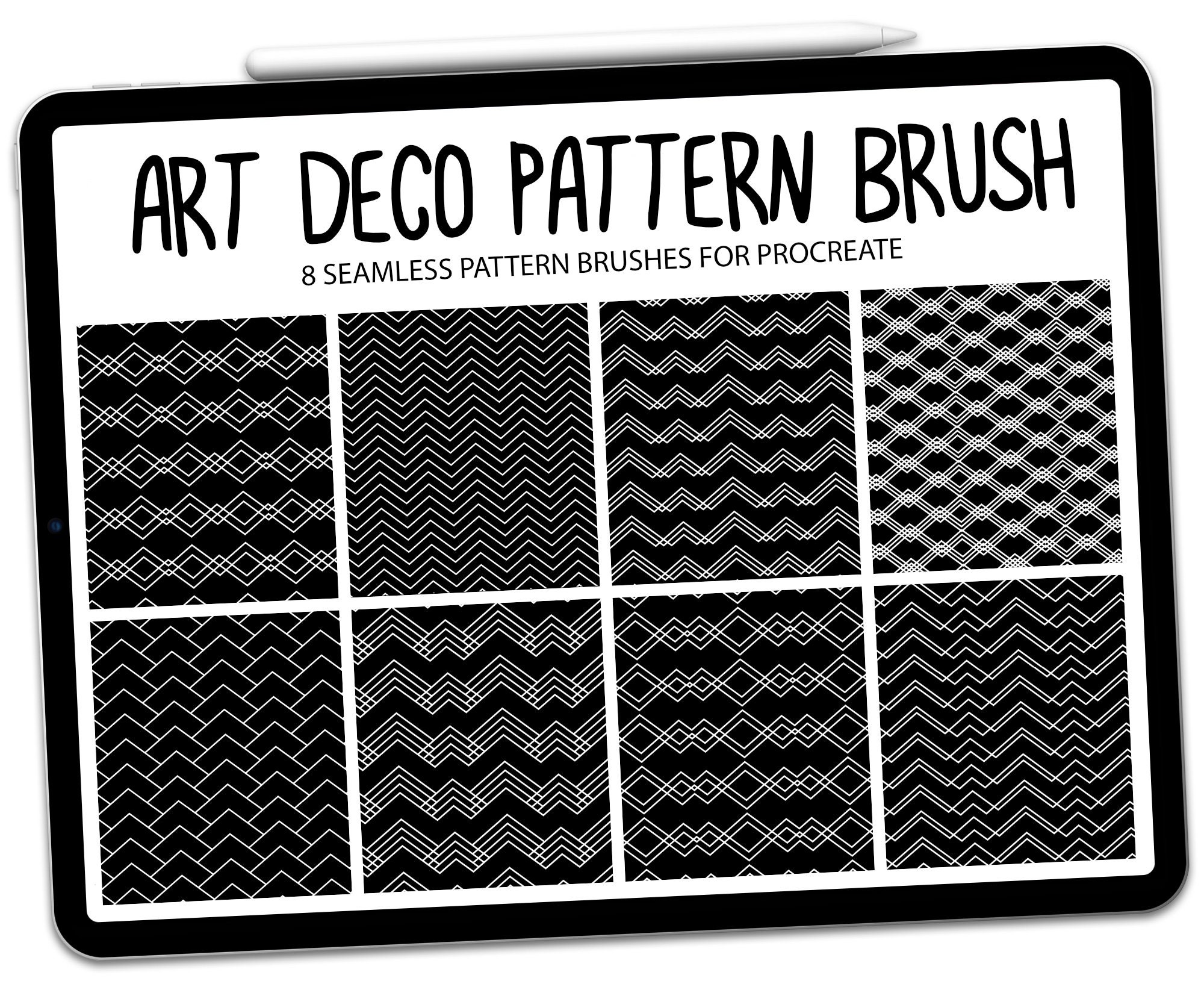 art deco brushes procreate free