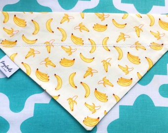 Bandana chien banane