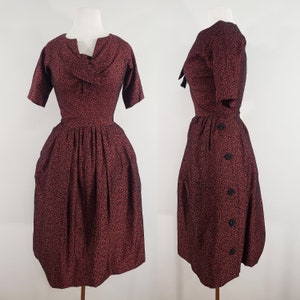 1950s New Look Brocade Dress Extra Small to Small 50s - Etsy
