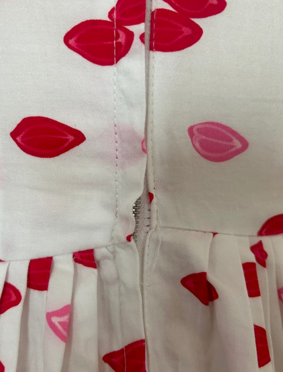1950s Lips Novelty Print Dress, Extra Small to Sm… - image 8